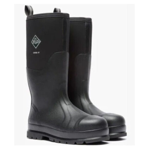 NEW Men's Muck Chore Steel Toe Work Boots CHS-000A Black Size 10 - Picture 1 of 8